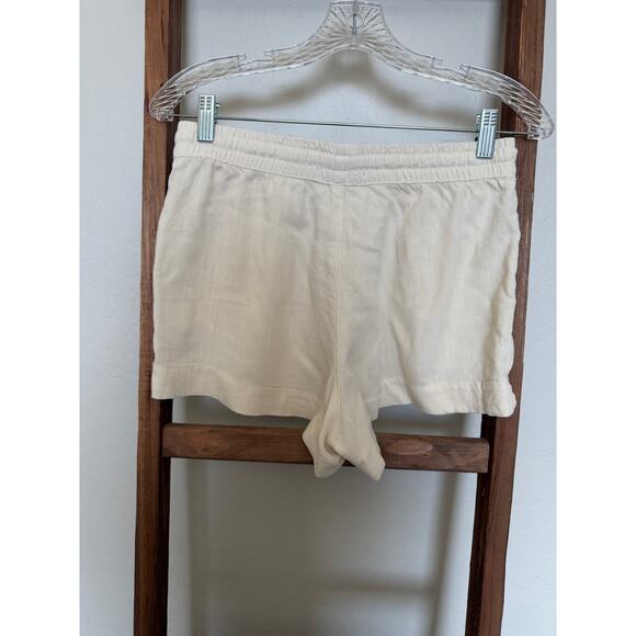 Pacsun - Linen blend cream shorts-size small - Picture 3 of 4